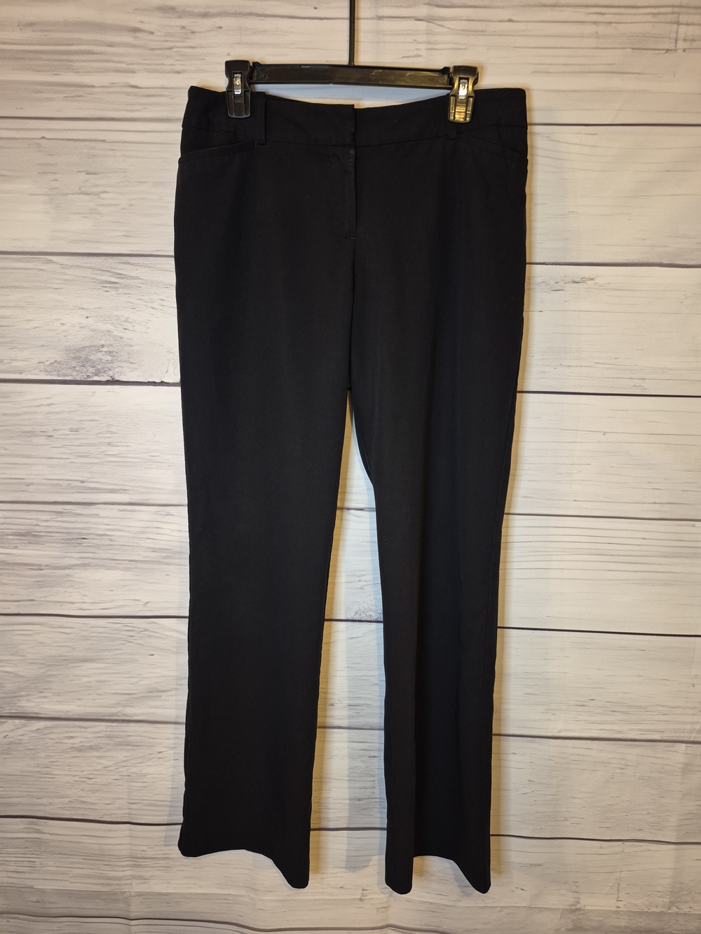 Worthington 'Perfect Trouser' Black Straight-Leg Dress Pants 10